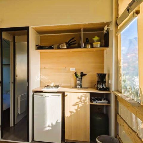 TENDA IN TELA E LEGNO 4 persone - ALLOGGIO (senza servizi igienici)