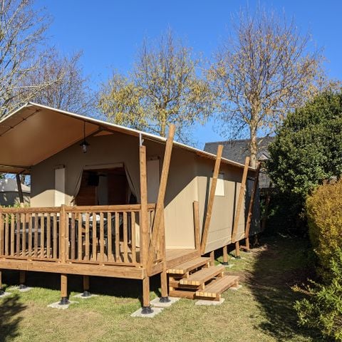 TIENDA DE LONA Y MADERA 6 personas - LODGE GRAND CONFORT TIBYDI