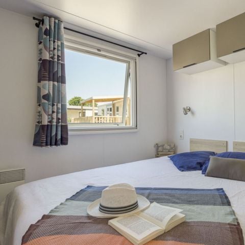 Stacaravan 8 personen - Premium Caraïbes - 6/8Pers 3Ch 2Sde 40m2