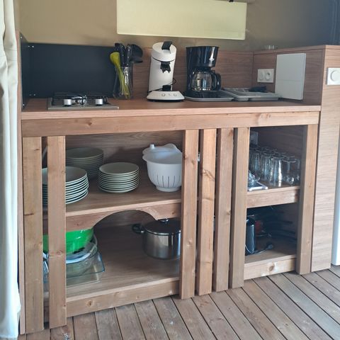 UNIEKE ACCOMMODATIE 5 personen - Comfort Lodge Tent met 2 slaapkamers