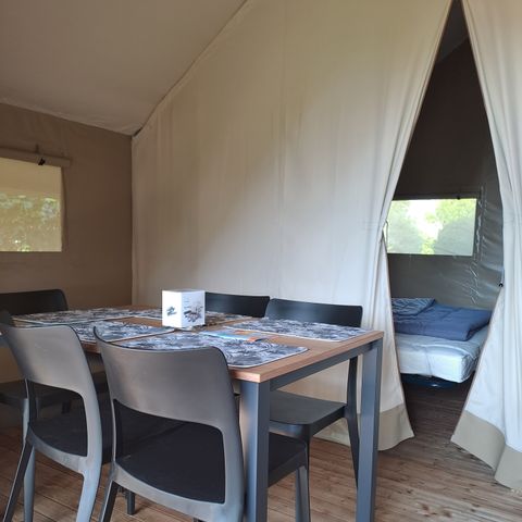 UNIEKE ACCOMMODATIE 5 personen - Comfort Lodge Tent met 2 slaapkamers