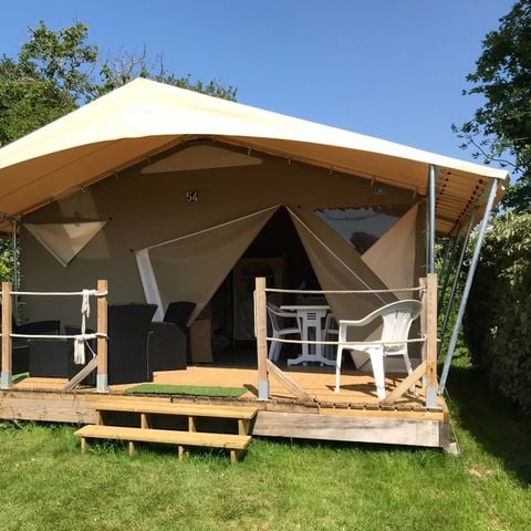 TENTE TOILE ET BOIS 5 personnes - Tente Lodge Standard - 2 Chambres