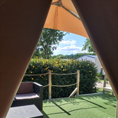 CANVAS AND WOOD TENT 5 people - Standard Lodge Tent - 2 Bedrooms