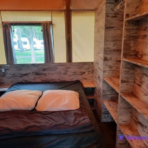 Canvas and wooden tent 5 persons - CRIPPA 2Ch 5pers