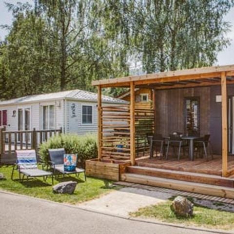 BUNGALOW 6 personnes - Sunêlia Luxe Taos 3 chambres / 2 salles de bain 40m² - TV - LV - Terrasse couverte - Linge fourni