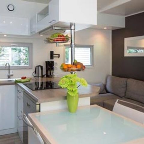 Mobilheim 5 personen - Sunêlia Luxe Taos 2 Schlafzimmer / 2 Badezimmer 35m² - TV - LV - Bettwäsche wird gestellt