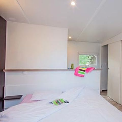 Stacaravan 5 personen - Sunêlia Luxe Taos 2 kamers / 2 badkamers 35m² - TV - LV - Linnen voorzien