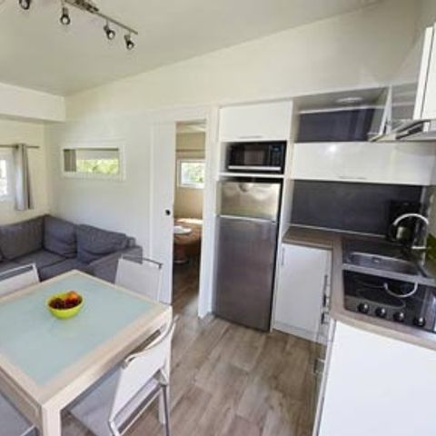 Mobilheim 5 personen - Sunêlia Luxe Taos 2 Schlafzimmer / 2 Badezimmer 35m² - TV - LV - Bettwäsche wird gestellt