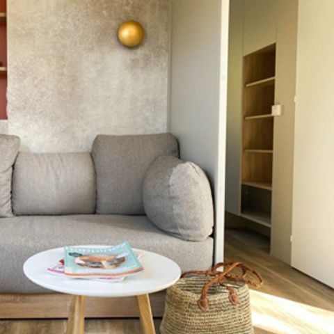 Mobilheim 6 personen - Sunêlia Luxe Key West 3 Schlafzimmer / 2 Bäder 40m² - TV - LV - Terrasse - Bettwäsche vorhanden