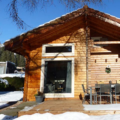 Chalet 5 personen - Les Chalets Luxes du Domaine 2 Zimmer 53m² - TV - LV - Halbüberdachte Terrasse