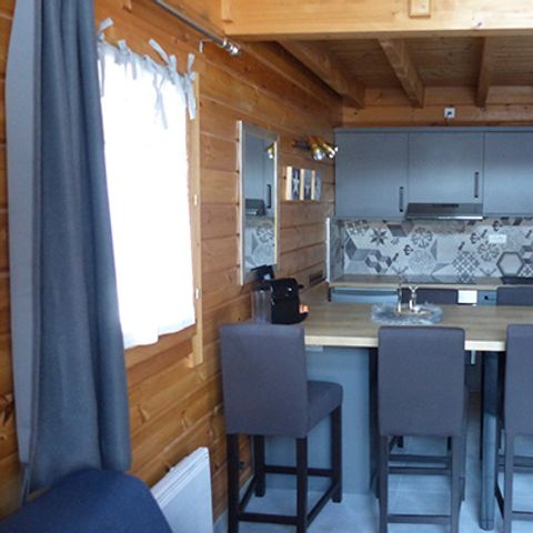 CHALET 5 personnes - Les Chalets Luxes du Domaine 2 chambres 53m² - TV - LV - Terrasse semi-couverte