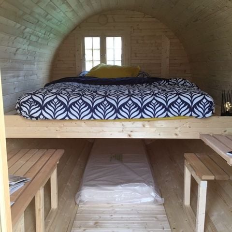 UNIEKE ACCOMMODATIE 2 personen - BARREL (zonder sanitair, zonder keuken)