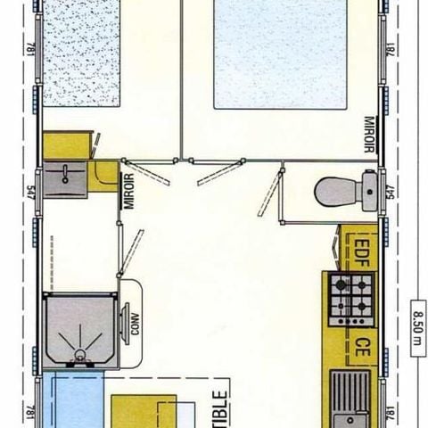 Stacaravan 3 personen - Ridorev Panama