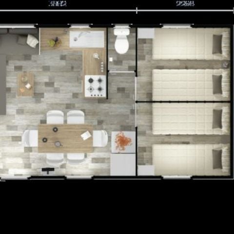 MOBILHOME 6 personnes - Rideau Nirvana Trio