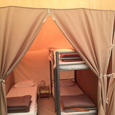 TENDA IN TELA E LEGNO 5 persone - Loggia