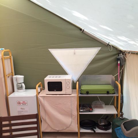 TENDA IN TELA E LEGNO 5 persone - Loggia