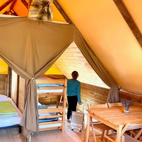 TENDA IN TELA E LEGNO 4 persone - Toilé Lodge LE CHÊNE