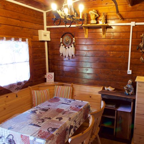 Bungalow 4 Personen - Trapperhütte