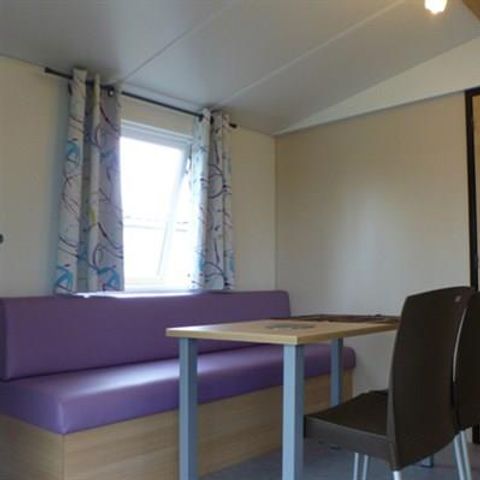 Mobilheim 2 personen - Mobilheim IRIS- 1 Schlafzimmer - Küche - Bad - überdachte Terrasse -.
