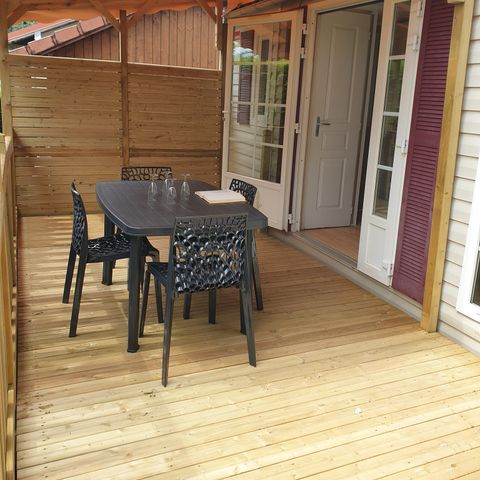 Mobilheim 4 Personen - Mobilheim MARGUERITE - 2 Zimmer - Terrasse