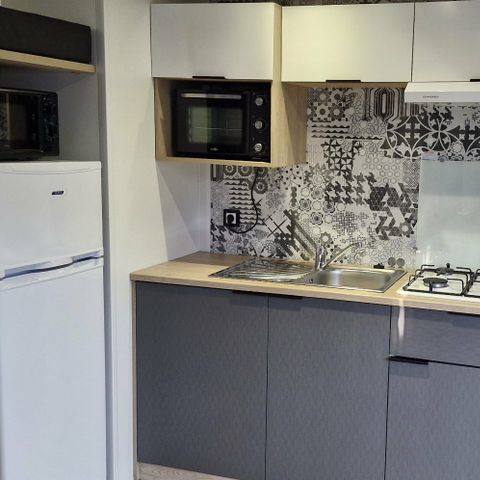 Mobilheim 4 personen - Mobilheim TULIPE - 2 Schlafzimmer - überdachte Terrasse -.