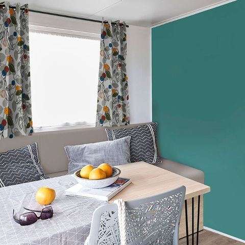 Mobilheim 4 personen - Mobilheim TULIPE - 2 Schlafzimmer - überdachte Terrasse -.