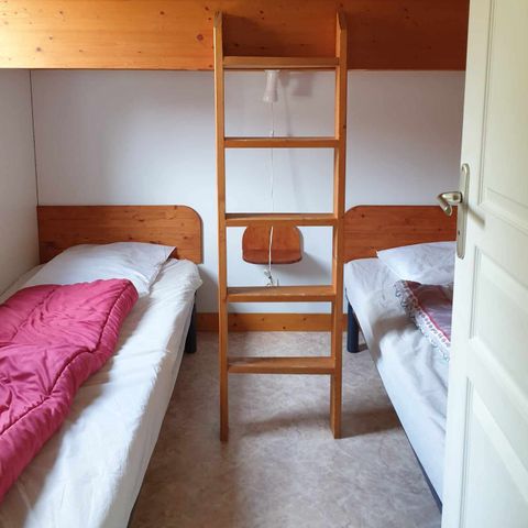 CHALET 5 personnes - Chalet JONQUILLE 1 - 2 chambres - terrasse couverte