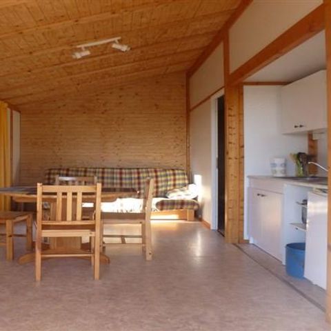 Chalet 5 personen - Chalet JONQUILLE - 2 Zimmer - überdachte Terrasse
