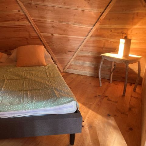 Accommodatie 4 personen - L'ALCHIMISTE comfortabel geodetisch houten chalet 38m2 - 4 personen