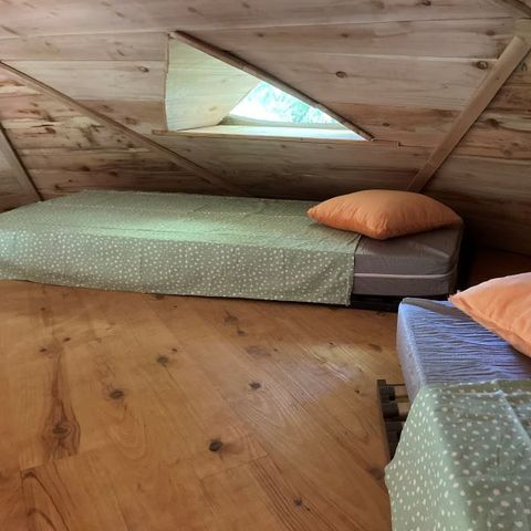 Unterkunft 4 personen - L'ALCHIMISTE Gemütliches geodätisches Holzhaus 38m2 - 4 Personen