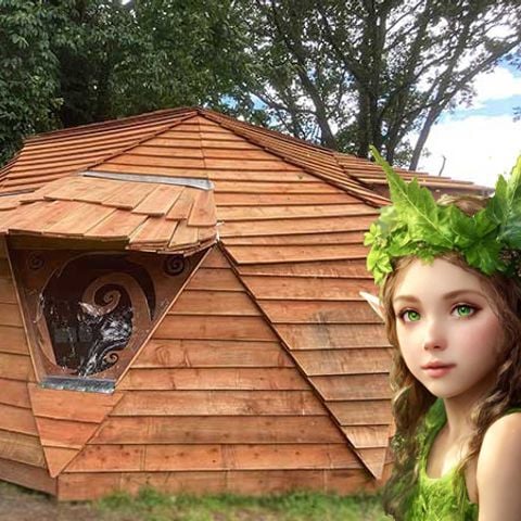 HÉBERGEMENT INSOLITE 4 personnes - L'ALCHIMISTE géodésique confortable en bois 38m2 - 4 personnes