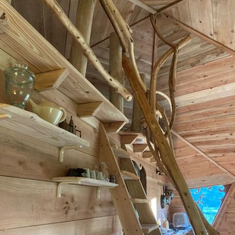 Accommodatie 4 personen - L'ALCHIMISTE comfortabel geodetisch houten chalet 38m2 - 4 personen
