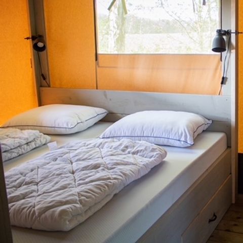 SAFARITENT 6 personen - ESTRELLA PARADIS Extra Lodge Nomad grand confort comme à la maison 35m2 - 6 personen