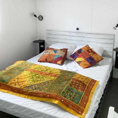 Stacaravan 4 personen - MORGANE ANA CASSANDRE Comfort stacaravan 31m² - 2 kamers op perceel >100m2