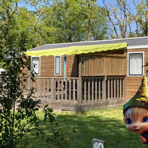 Mobile home 8 persons - KORRIGAN Comfort mobile home 40m² - 4 bedrooms- 8pers max