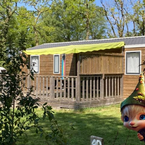 Stacaravan 8 personen - KORRIGAN Comfort stacaravan 40m² - 4 kamers- 8pers max