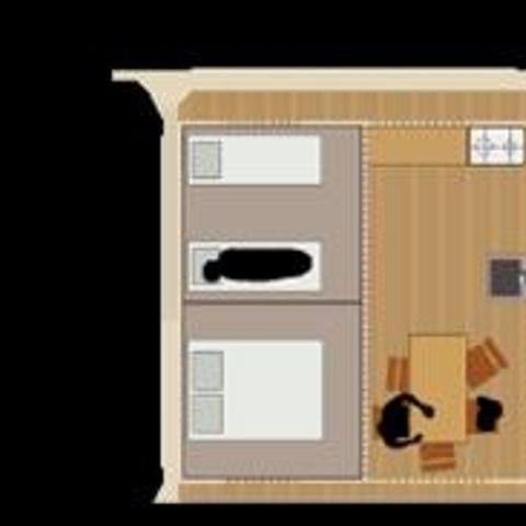 Zelt 5 Personen - Natur-Lodge ohne Sanitäranlagen