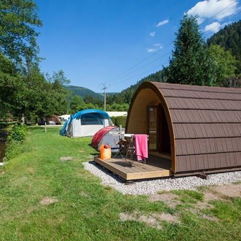 Insolite 2 personnes - Cabane ECO-POD 6m² + terrasse - sans sanitaires - 2015