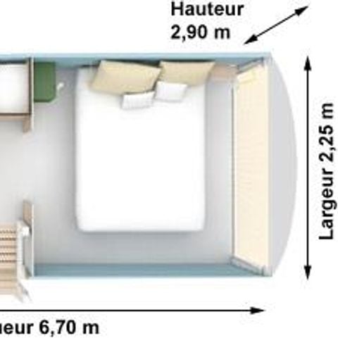 Tent 4 persons - Coco Sweet without sanitary facilities