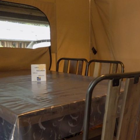 Tente en toile et en bois 5 personnes - Lodge Vintage sans sanitaire