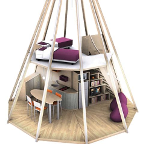 Tent 4 persons - Tipihome without sanitary facilities