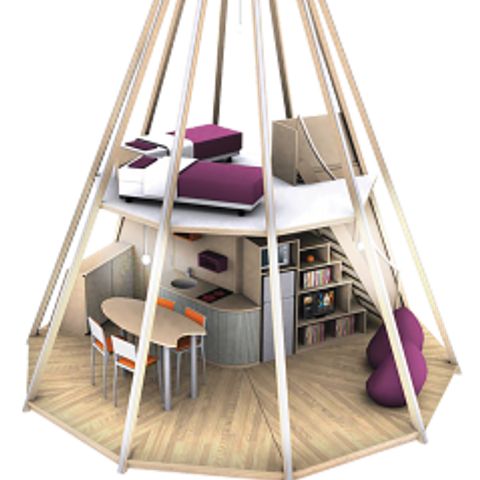 Zelt 4 Personen - Tipihome ohne Sanitäranlagen