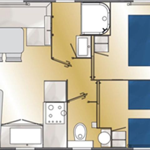 BUNGALOW 4 personnes - Bergame