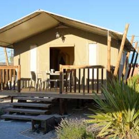 TIENDA DE LONA Y MADERA 5 personas - Tienda Safari