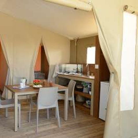 CANVAS AND WOOD TENT 5 people - Safari Tent