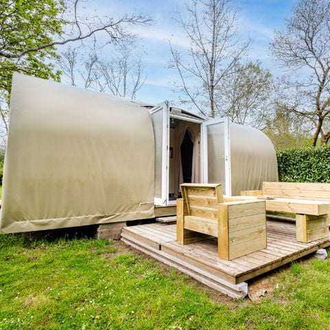 Bungalowzelt 4 personen - Coco Sweet 17 m2 - 2 Zimmer mit überdachter Terrasse / ohne Sanitäranlagen