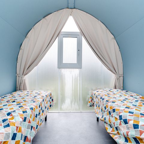 Glamping tent 4 persons - Coco Sweet 17 m2 - 2 bedrooms with covered terrace / without sanitary facilities