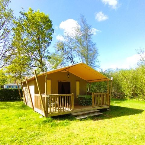 Safarizelt 5 personen - Wood Lodge - 2 Schlafzimmer - ohne Sanitäranlagen 5 pers.