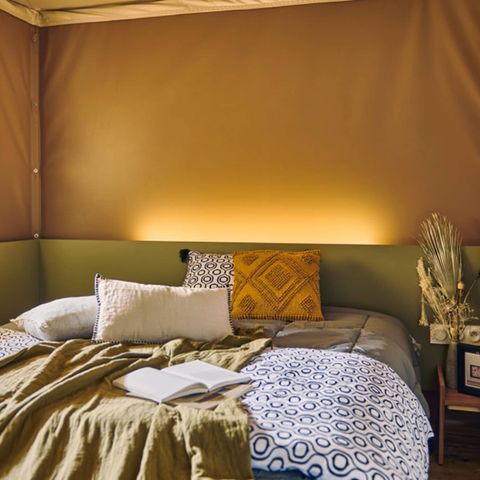 Safarizelt 5 personen - Wood Lodge - 2 Schlafzimmer - ohne Sanitäranlagen 5 pers.