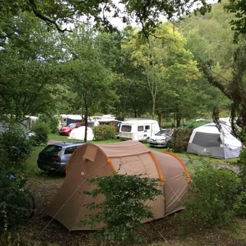 Kampeerplaats - LOCATIE CONFORT +, 1 voertuig, elektriciteit